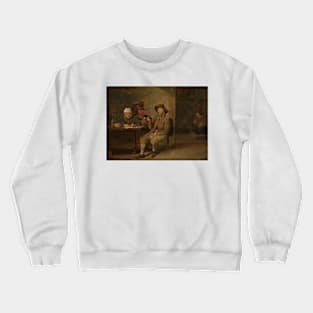 Scene in a Tavern by Mattheus van Helmont Crewneck Sweatshirt